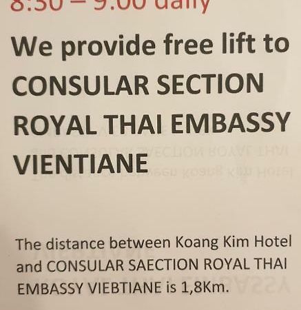 Hoang Kim Hotel Vientiane Exterior photo